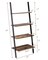 Industrial 4-Tier Ladder Shelf, Living Room Office Bookshelf, Multipurpose Storage Rack Shelves with Metal Frame, Plant Flower Stand (Rustic Brown)